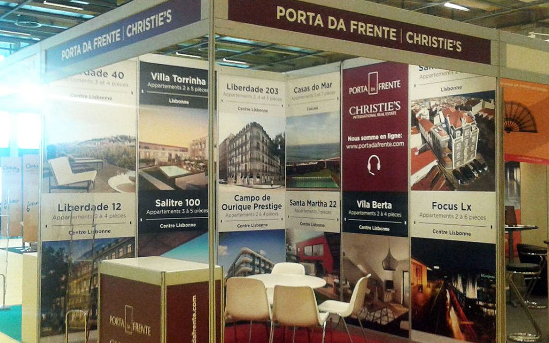 Porta da Frente Christie's no Salão Imobiliário e do Turismo Português em Paris